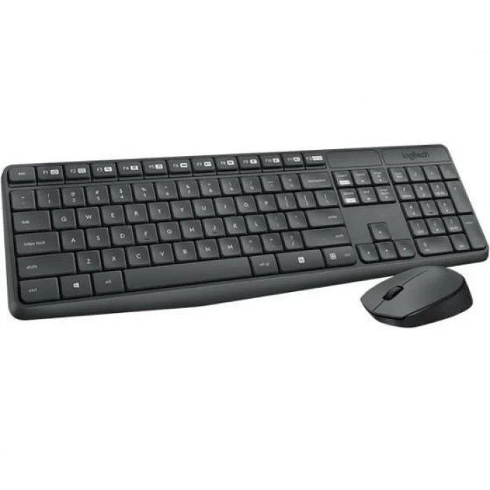 LOGITECH MK235, 920-007925, Kablosuz, Türkçe Q, Klavye Mouse Set