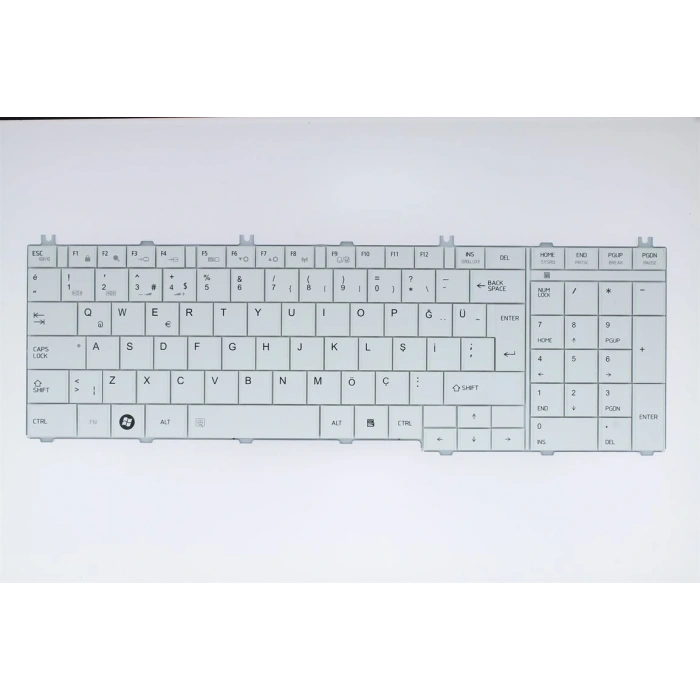 NK024 Uyumlu Nb Klavyesi - Beyaz - TR