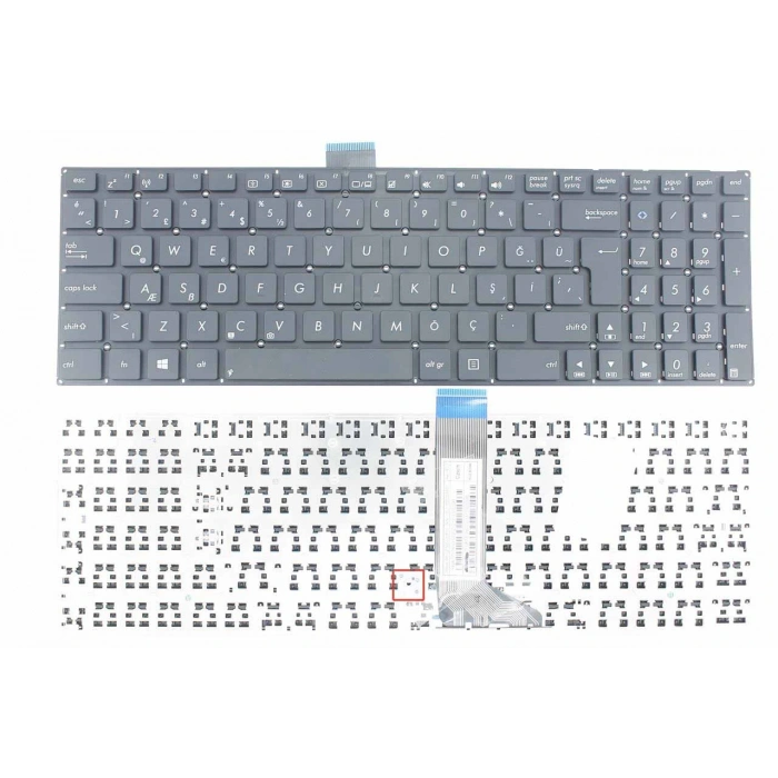 NK026 Uyumlu Notebook Klavyesi - Siyah - TR