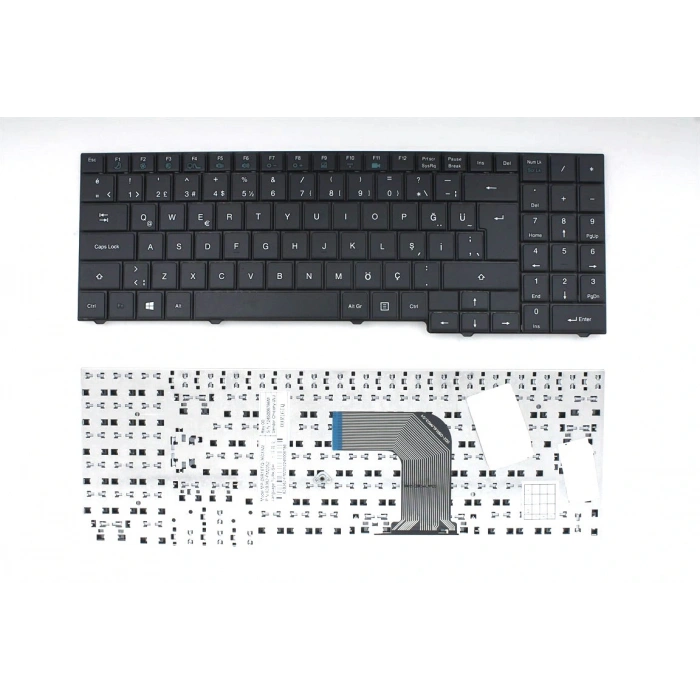 NK054 Uyumlu Nb Klavyesi Siyah - TR