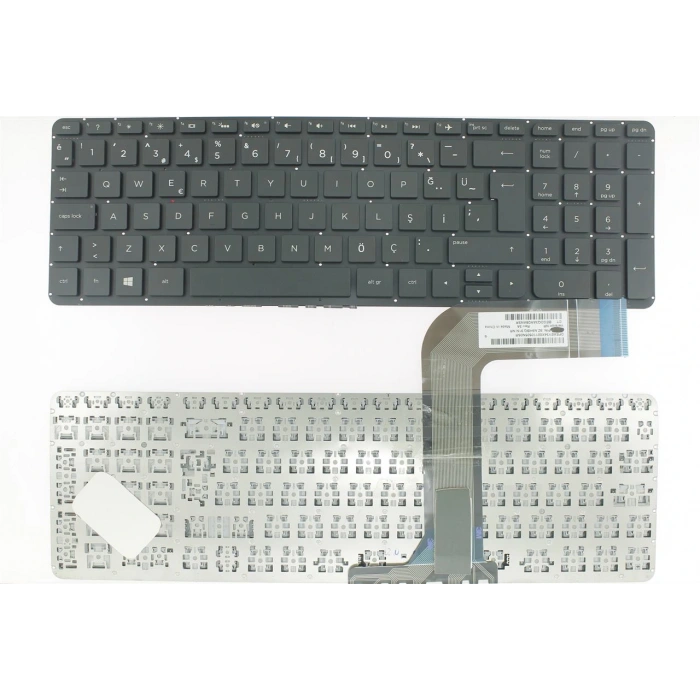 NK058 Uyumlu Notebook Klavyesi - Siyah - TR