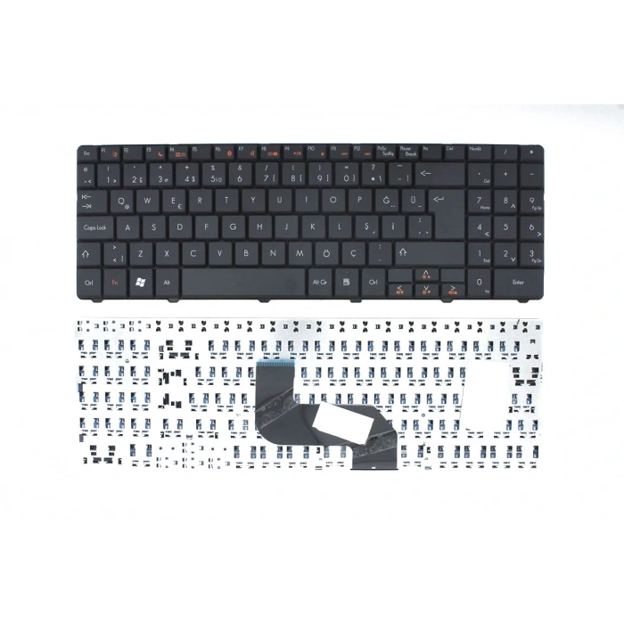 NK070 Notebook Klavyesi - Siyah - TR