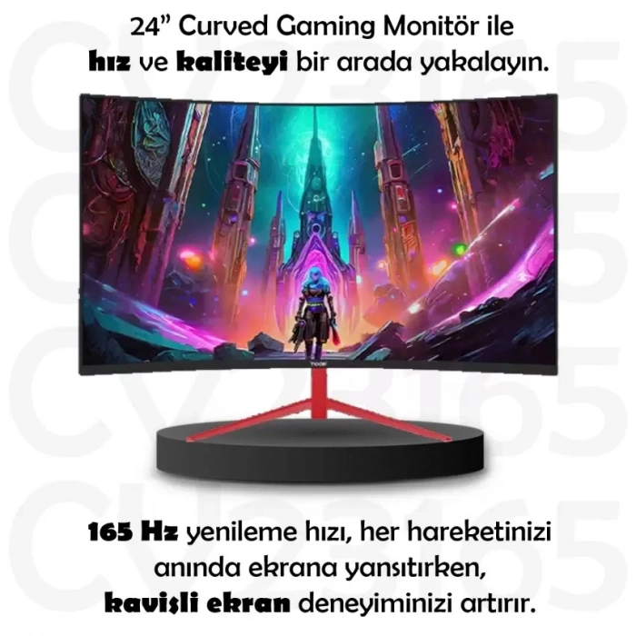 NODE GAME ND-CV23165 24 inç 165HZ Curved Gaming Monitör