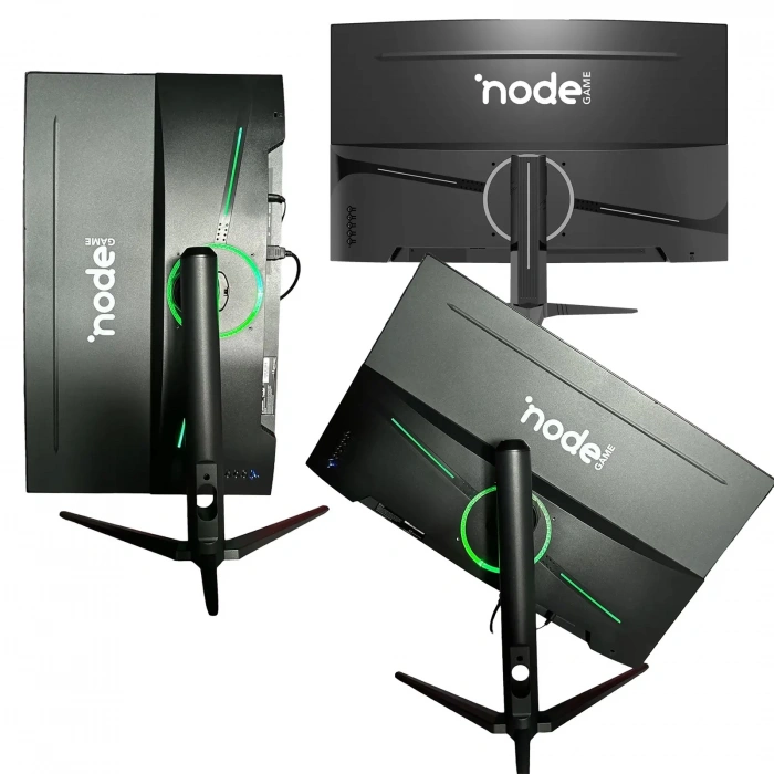 NODE GAME ND-CV27180RGB 27 inç 180HZ RGB Işılı Pivot Ayaklı Curved Gaming Oyuncu Monitör