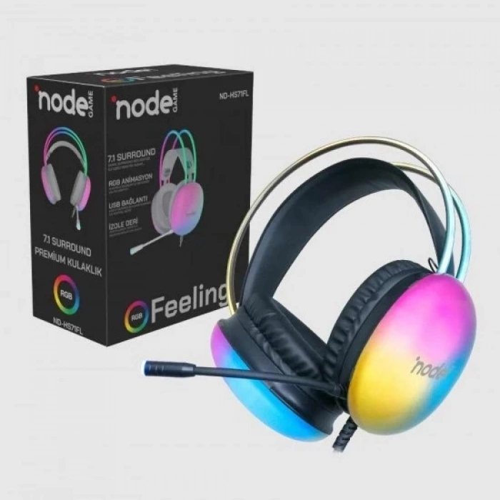 Node Game ND-HS71FLB 7.1 Kulaklık (Siyah)