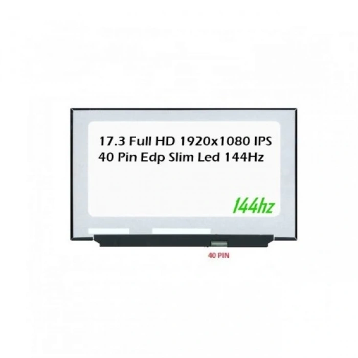 NV173FHM-N4A 17.3 Full HD 1920x1080 IPS 40 Pin Edp Slim Led 144Hz N173HCE-G33 17,3 Ekran 144HZ Lcd Led Ekran144 HZ - Panel LCD009
