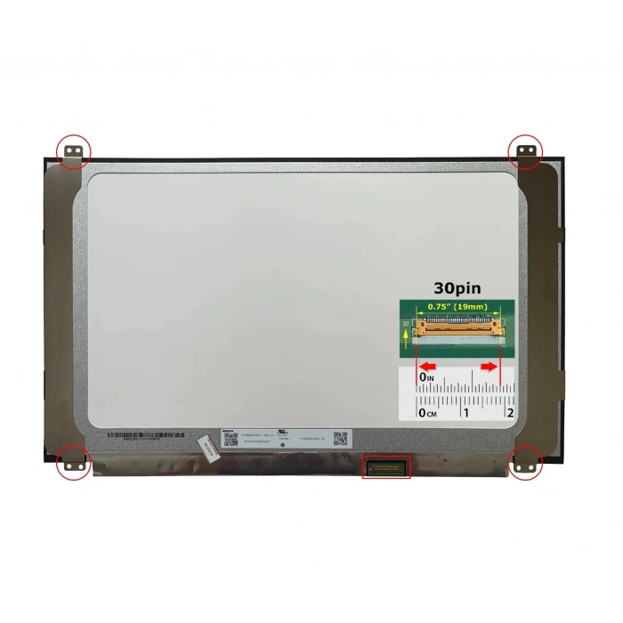 packard bell easynote te69-bh-300tk laptop ekranı slim