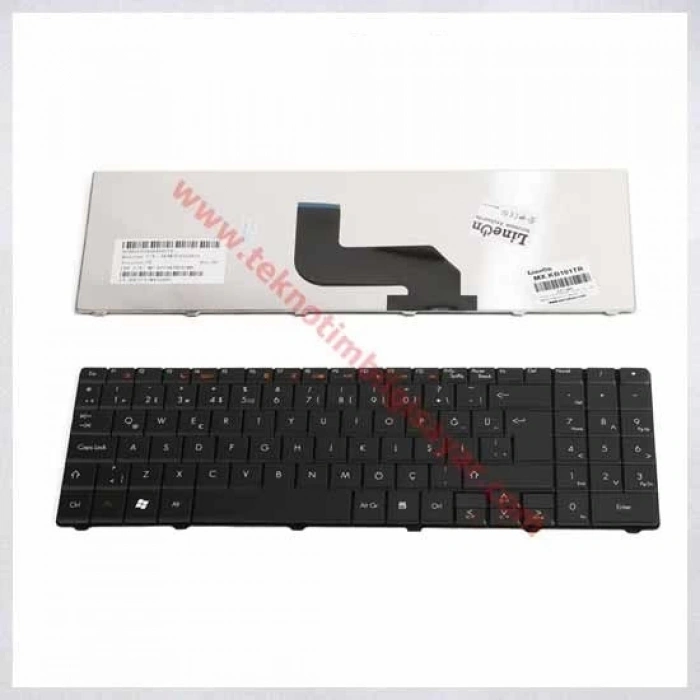 Packard Bell EasyNote TJ65, TJ75, TR85, TR86 Notebook Klavyesi - Siyah - TR