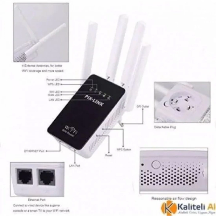 Pıx-lınk Lv-wr09 300mbps Kablosuz-n Menzil Artırıcı Acces Point Router