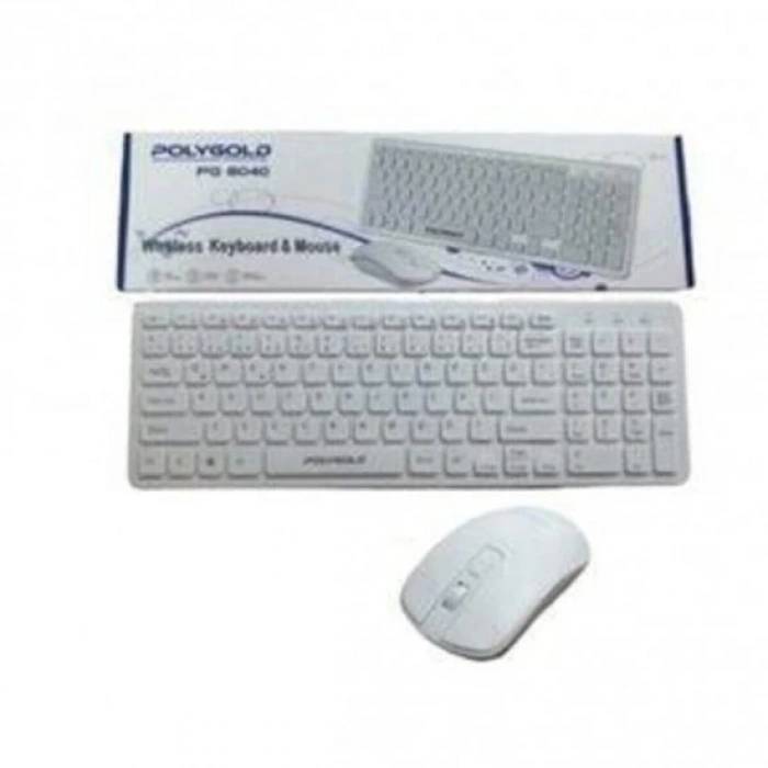 Polygold PG-8040 Slim Kablosuz Klavye Mouse Set