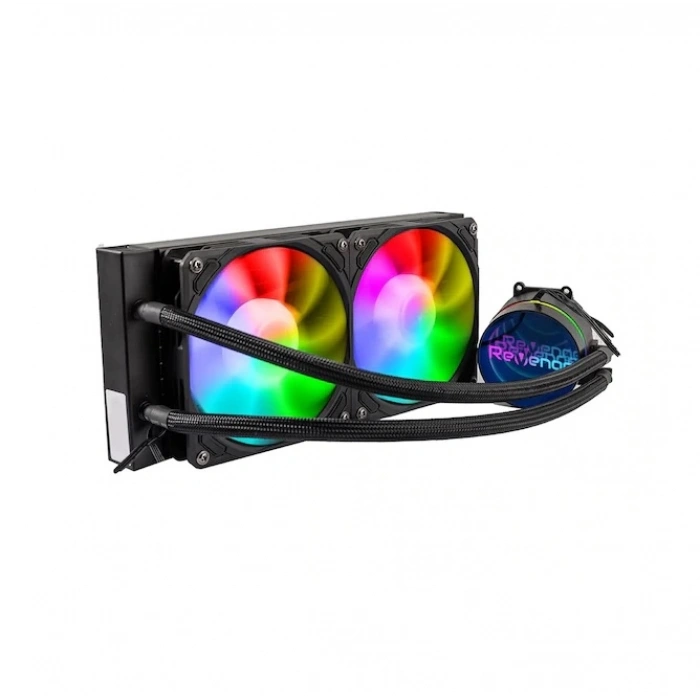 Revenge Nitro Cold 200 Intel Ve Amd Destekli Rgb Fanlı Infinite Panel Cpu İşlemci 240mm Sıvı Soğutma Sistemi