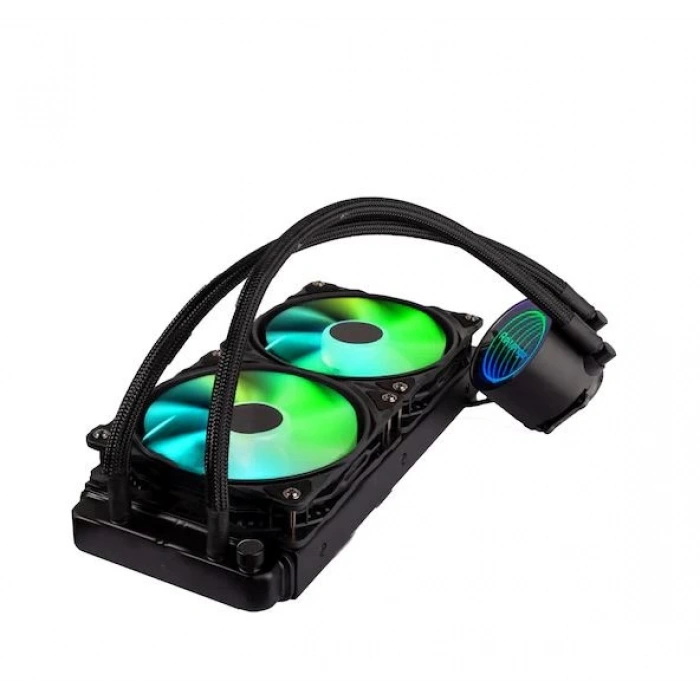 Revenge Nitro Cold 200 Intel Ve Amd Destekli Rgb Fanlı Infinite Panel Cpu İşlemci 240mm Sıvı Soğutma Sistemi