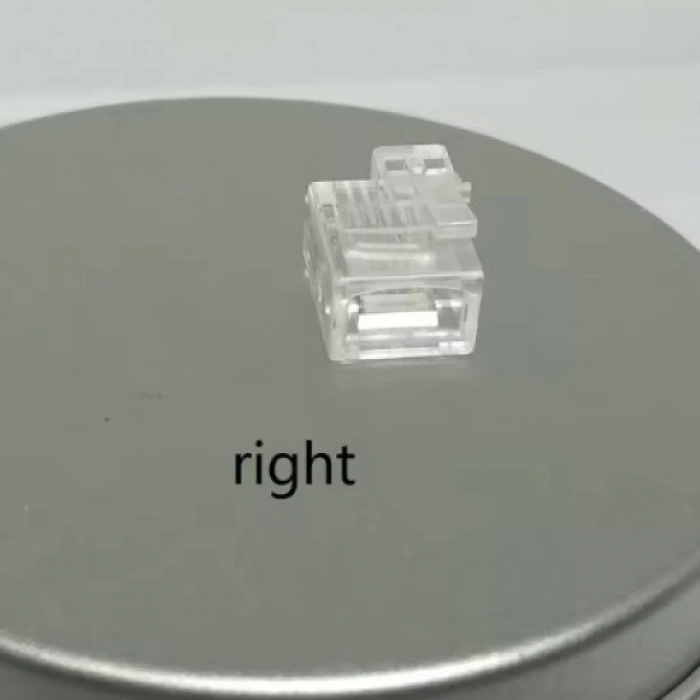RJ12 bağlayıcı 6P6C sağ toka 1 adet kablo fiş kristal kafa telefon DIY EV3 NXT için oyun konsolu jack yandan çeltikli soket