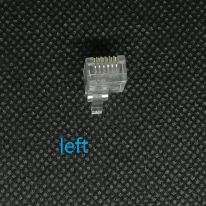 RJ12 bağlayıcı 6P6C sol toka 1 adet kablo fiş kristal kafa telefon DIY EV3 NXT için oyun konsolu jack yandan çeltikli soket