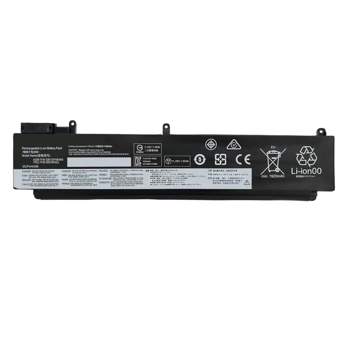 SB10F46474 Lenovo ThinkPad T460s T470s Batarya Model-2 Alt