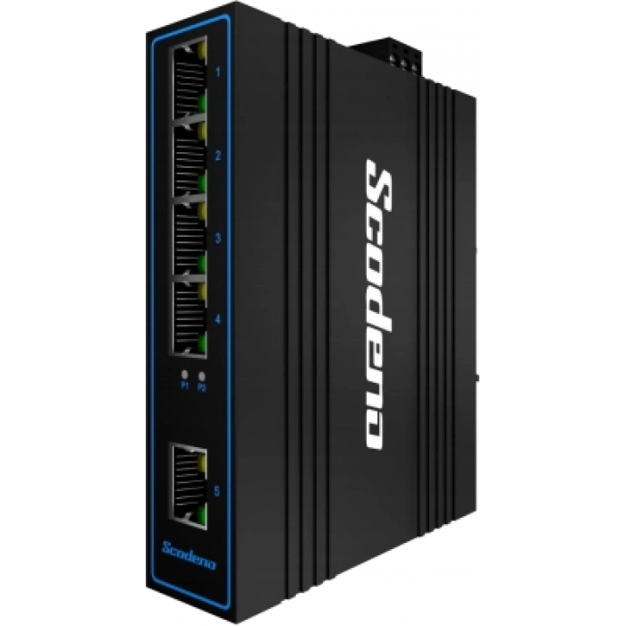 Scodeno XPTN-9000-45-5TX Industrial Switch DC12V-58V