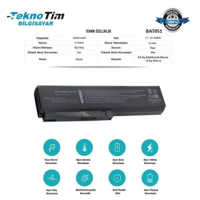 SW8-3S4400-B1B1 Laptop Bataryası