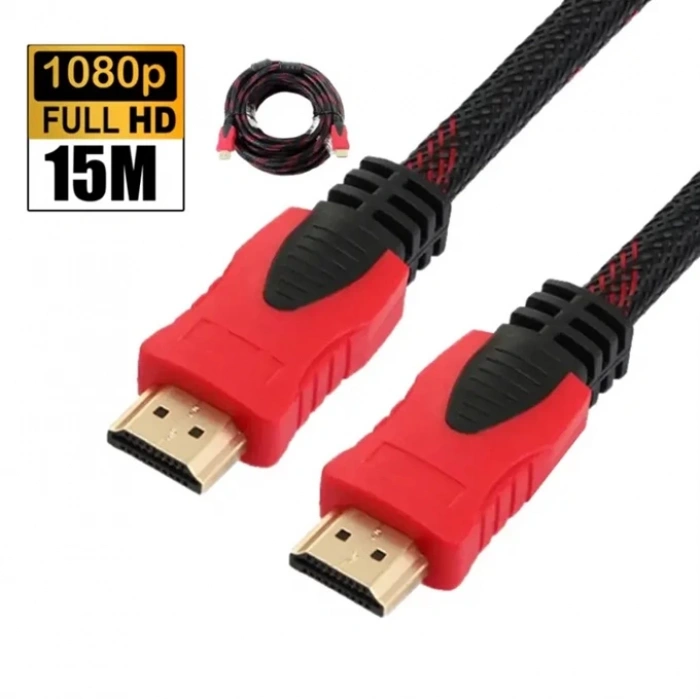 Teknotim 15M HDMI Örgü Kablo 15 Metre 1920*1080px OEM