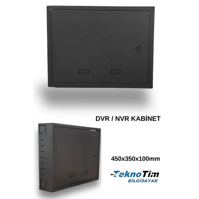 Teknotim Pano/box Nvr Cctv Rack Kabinet Ve Güvenlik Monitör Koruma Kutusu Antrasit