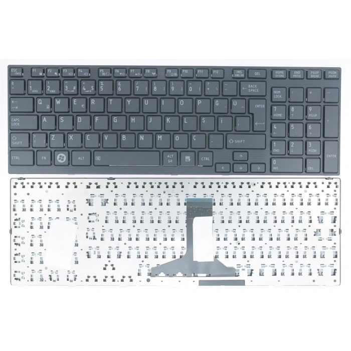 Toshiba Satellite A660-1EK, A660-14T, A660-17M, A660-177 Klavye Siyah