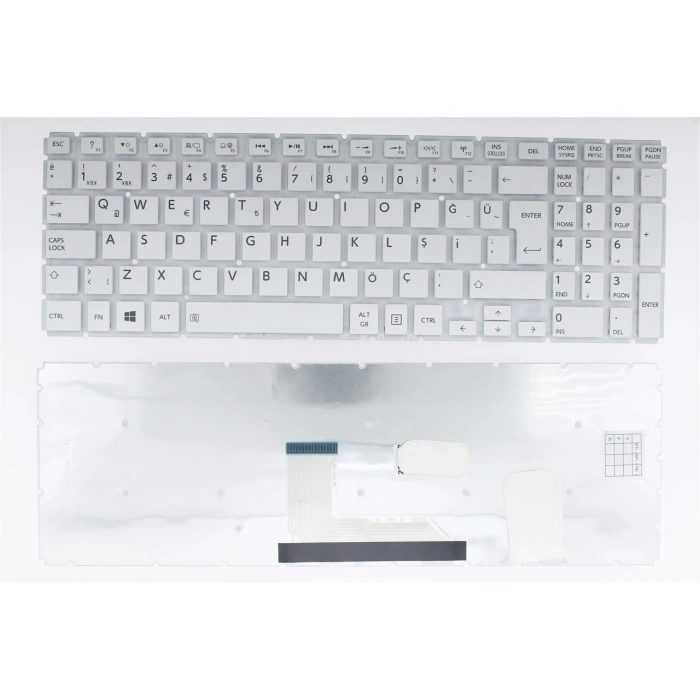 Toshiba Satellite C55D-C-17Q Klavye Beyaz