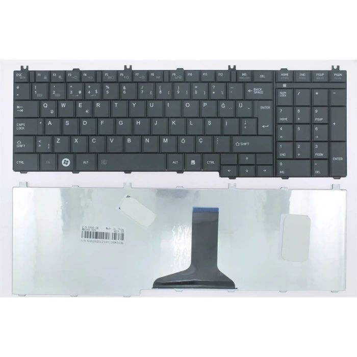 Toshiba Satellite C650-1CG Notebook Klavye (Siyah TR)