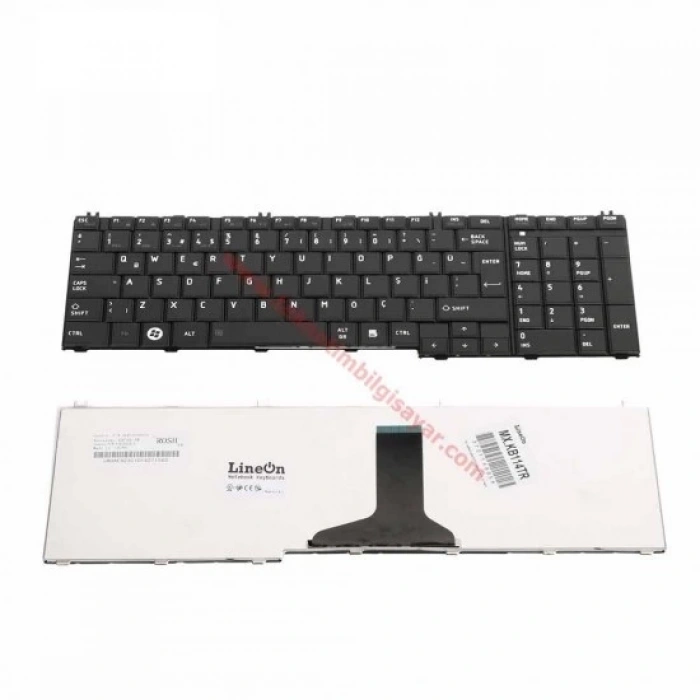 Toshiba Satellite C650 Klavye Siyah