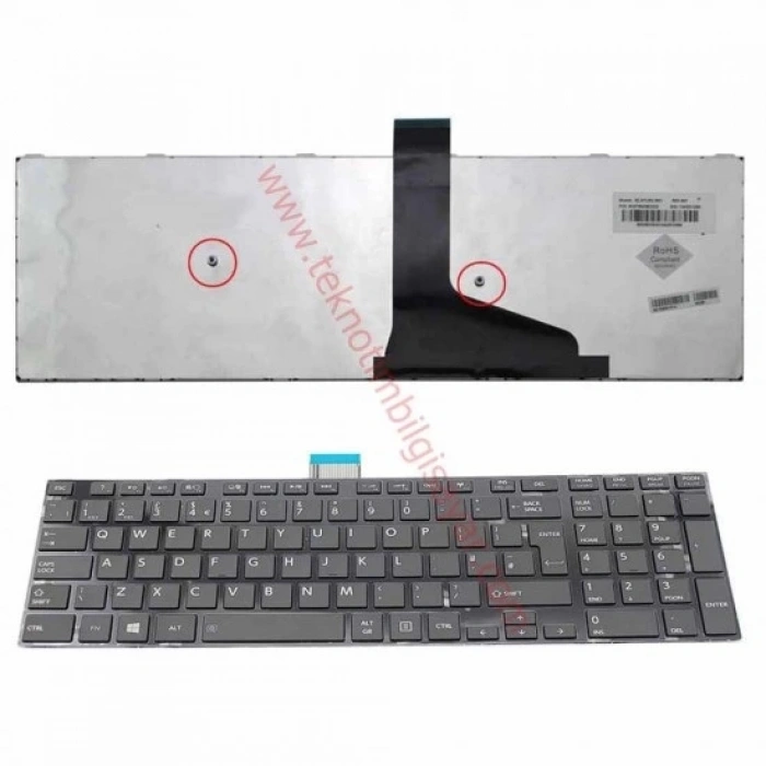 Toshiba Satellite L50-A Uyumlu Nb Klavyesi - Siyah - TR - Çerçeveli