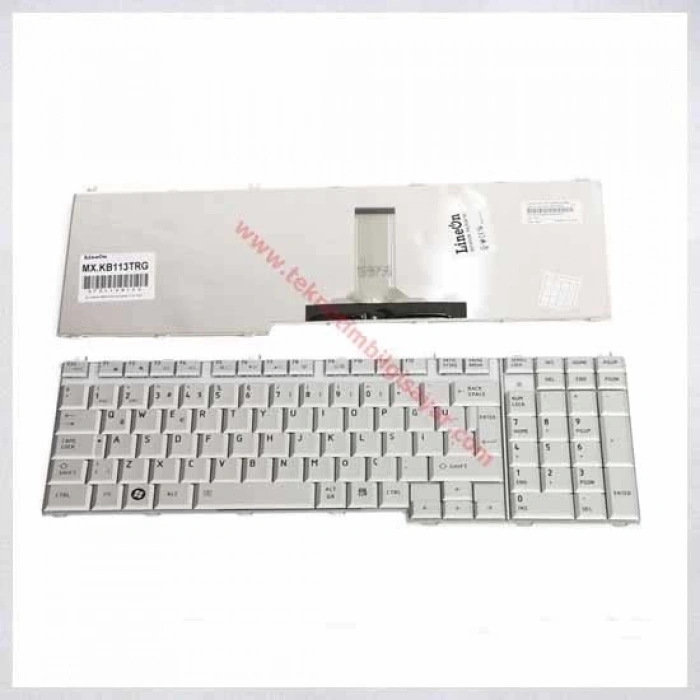 TOSHIBA SATELLITE P300 KLAVYE GÜMÜS LAPTOP TR