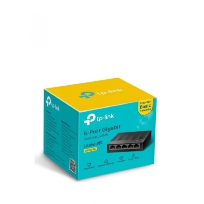 TP-Link Ls1005G 5 Port 10/100/1000Mbps Masaüstü Switch