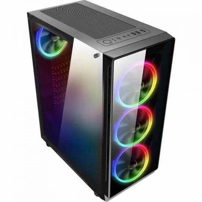 Turbox DangerZone 192-7 Kumandalı 4x RGB Fan USB 3.0 400W ATX Gaming Bilgisayar Kasası