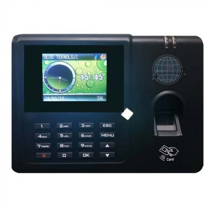 UT-404 Parmak İzi Personel Takip Sistemi Türkçe Program Kurulum Dahil