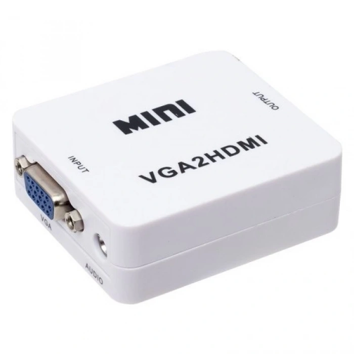 VGA to 2 HDMI Mini Çevirici Dönüştürücü VGA2HDMI Video Adaptörü HDX1283