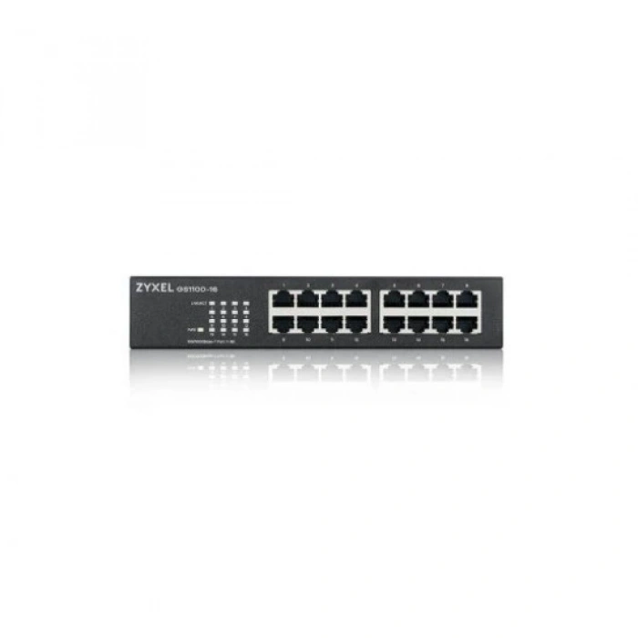 Zyxel 16PORT GS1100-16-EU0103F 10/100/1000 Yönetilemez Switch