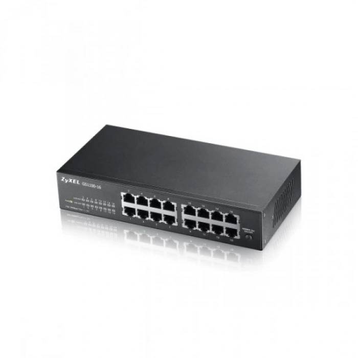 ZyXEL GS1100-16 V3 16 Port GigaBit Yönetilemez Switch