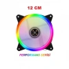 12cm Rainbow RGB Led Fan - Performans Seri Sessiz Kasa Fanı FAN1RGB