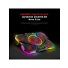 Rampage S47 Coolflow 5 Adet Kırmızı LED Fan 1 USB 7 Farklı Kademe Ayarı 10 17.3 Notebook Soğutucu Stand