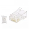 HADRON HDX5007 CAT5 RJ45 Konnektör 100 Adet Paket - Şeffaf