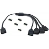 Alfais 4376 RGB Şerit 4 Pin LED Çoklayıcı Splitter Tek Kumanda 4 Çıkış