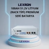 LEXRON 100AH 51V PREMİUM SERİSİ LİTYUM BATARYA