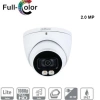 Dahua DH-HAC-HDW1209TQP-A-LED 2mp Full Color Sesli Dome Kamera Full HD