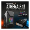 GAMDIAS ATHENA E1 Elite, 500W, Tempered Glass, Mesh, ARGB, ATX GAMING KASA