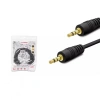 HADRON HDX1046 AUX3.5 (M) TO AUX3.5 (M) KABLO 2LINE GOLD SİYAH 5MT