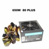 INCA IPS-650 Watt,140 mm Fan, Verimlilik 80+,Güç Çıkışları20+4 Pin, 4 + 4 Pin, 5x Sata, KorumaYüksek Güç (OPP),Gerilim (OVP/UVP),Kısa Devre (SCP),Yüksek Akım (OCP)