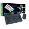 Steep Solid Magic Şarjlı Bluetooth Klavye - Mouse Set (Siyah TR) STEEPKM1B