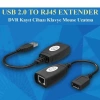 Usb Extender - Cat5 / Cat5e / Cat6 Kablosu Üzerinden Usb 2.0 - Rj45 Lan Uzatma Adaptörü