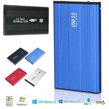 2.5 HDD BOS KUTU USB 2.0 SATA HD Externo kutu 3TB HDD sabit Disk sürücüsü harici kutusu