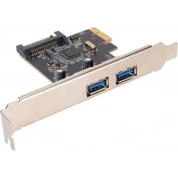 Alfais 4459 Pci-e Express Usb 3.0 Hub 2 Port Molex Sata Çoklayıcı Çoğaltıcı