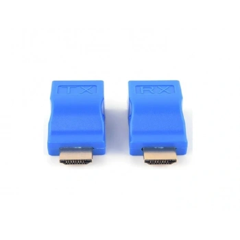 Alfais 4971 HDMI RJ45 Cat5 6 Extender Uzatıcı Uzatma Aparatı Adaptör