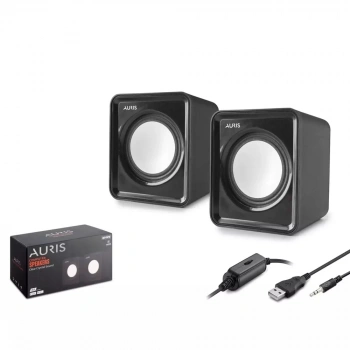 Auris Ars-Pcsp10 Bilgisayar Hoparlörü 1+1 Siyah